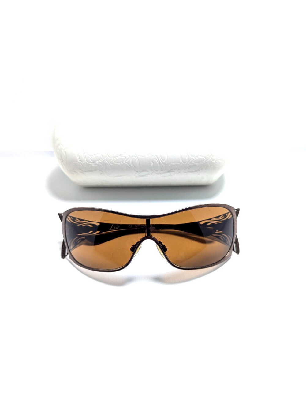 Oakley Liv 00-670 Brown UV Wraparound Shield Men's Fashion Sunglasses 127mm